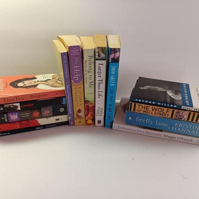 Variety of great books - Firefly lane - The help - Larger than life - Belong to me -Great stories.