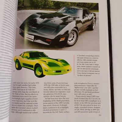 Three hardback books -Corvette - Muscle cars and Concept cars