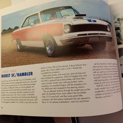 Three hardback books -Corvette - Muscle cars and Concept cars