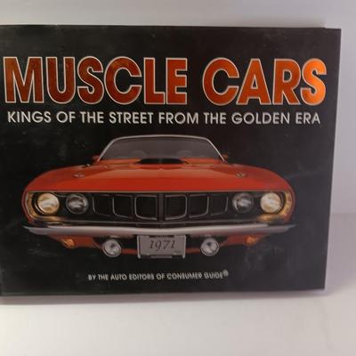 Three hardback books -Corvette - Muscle cars and Concept cars