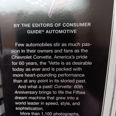 Three hardback books -Corvette - Muscle cars and Concept cars