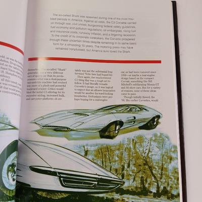 Three hardback books -Corvette - Muscle cars and Concept cars