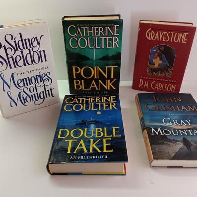Hardback books John Grisham - Catherine Coulter - D.M. Carlson and more