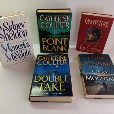 Hardback books John Grisham - Catherine Coulter - D.M. Carlson and more
