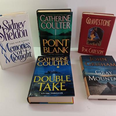 Hardback books John Grisham - Catherine Coulter - D.M. Carlson and more