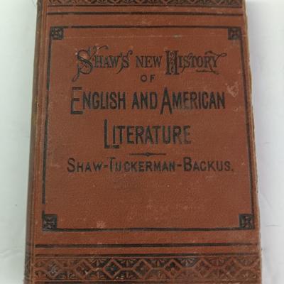 Old Antique books - 1882 Thirty years' War - 1878 English Literature -Mark Twain - Steel Square