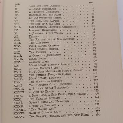 Old Antique books - 1882 Thirty years' War - 1878 English Literature -Mark Twain - Steel Square