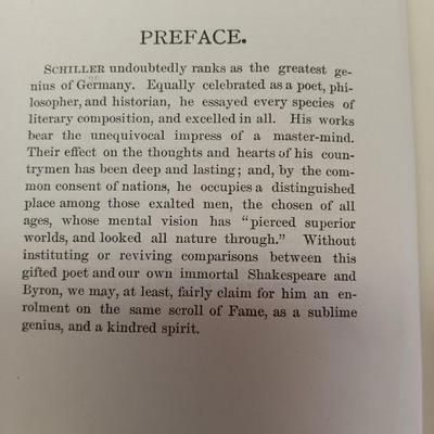 Old Antique books - 1882 Thirty years' War - 1878 English Literature -Mark Twain - Steel Square