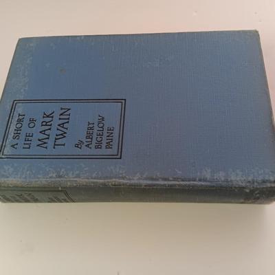 Old Antique books - 1882 Thirty years' War - 1878 English Literature -Mark Twain - Steel Square