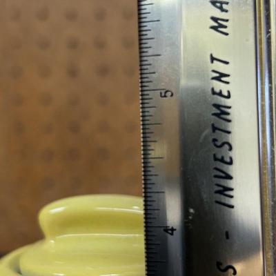 Vintage USA Single Serve Yellow Teapot