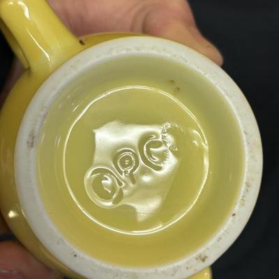 Vintage USA Single Serve Yellow Teapot