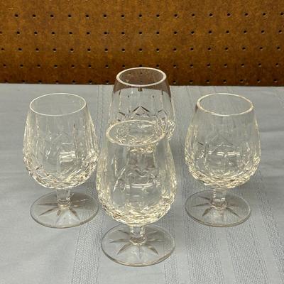 Set of 4, Waterford Lismore Brandy