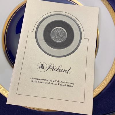 FIVE Pickard Great Seal of US Ltd Ed Plates Mint In Boxes
