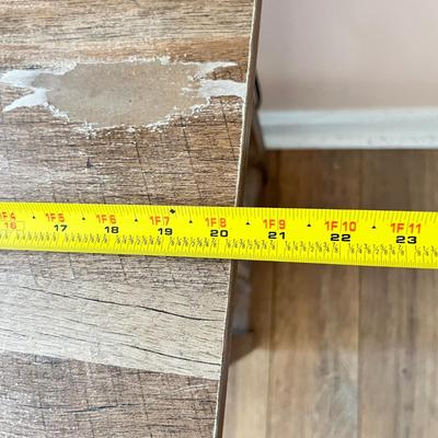 End Table Floor Lamp with Magazine Shelf
