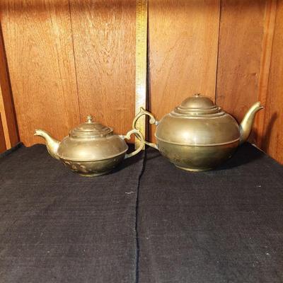 Brass tea pots