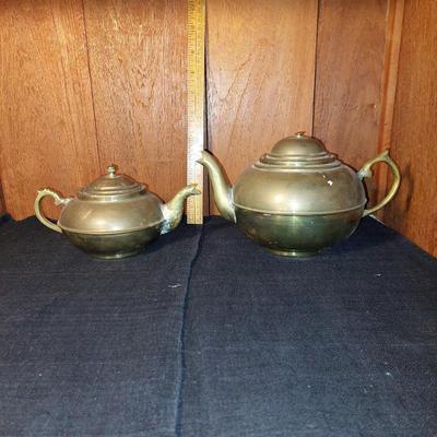 Brass tea pots