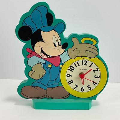 -33- CLOCK | Verichron Kids Mickey Mouse Puzzle Clock