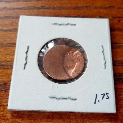 LOT 54 OFF CENTER LINCOLN CENT
