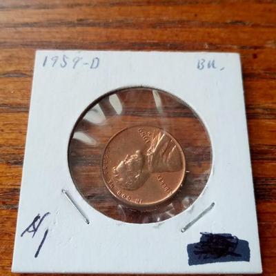 LOT 61 1959-D LINCOLN CENT
