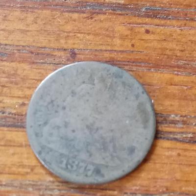 LOT 63 OLD SEATED LIBERTY DIME