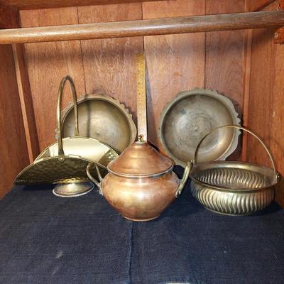 Brass and copper lot