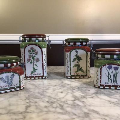 Ceramic Spice Cannisters