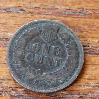LOT 73 OLD INDIAN HEAD PENNY