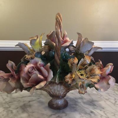 Capodimonte Style Antique Flower Arrangement (Large)