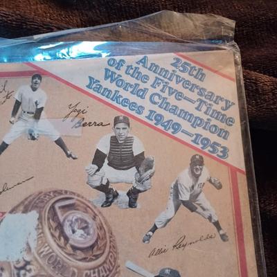 1978 New York Yankees Official Scorebook & Official Magazine vs Tigers