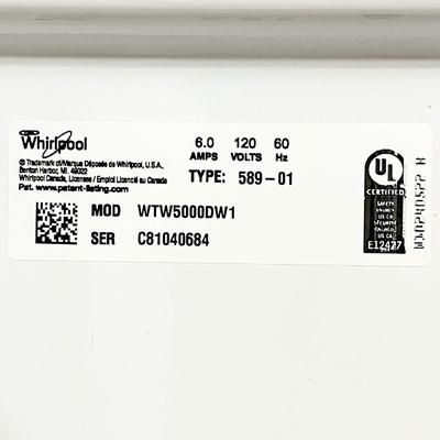 WHIRLPOOL ~ 2018 High Efficiency Top Load Washing Machine