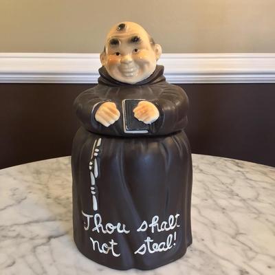 Vintage Friar Tuck Monk Cookie Jar