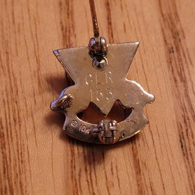 1960s TKE Fraternity Pin - 10k Gold