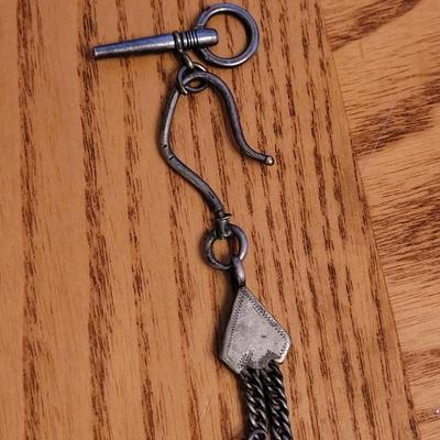 Antique Sterling Watch Chain
