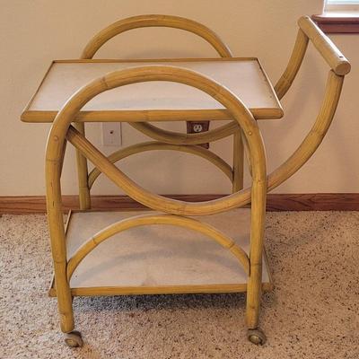 Vintage Rattan Cart