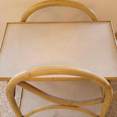 Vintage Rattan Cart