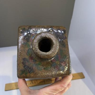 Middle eastern pottery bottle