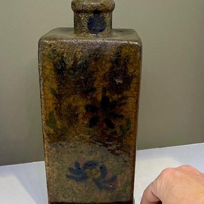 Middle eastern pottery bottle