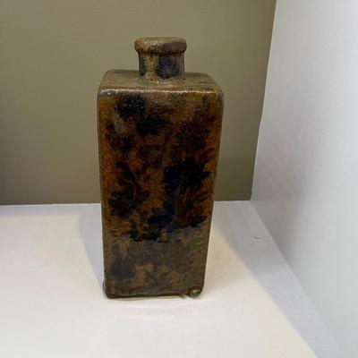 Middle eastern pottery bottle