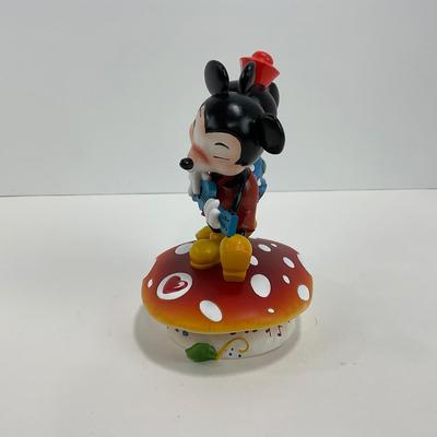 -54- ENESCO | Mickey & Minnie Mouse Mushroom Figure | Miss Mindy