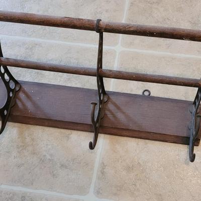 Antique Coat Hook Rack
