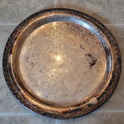 Vintage Silverplate Tray