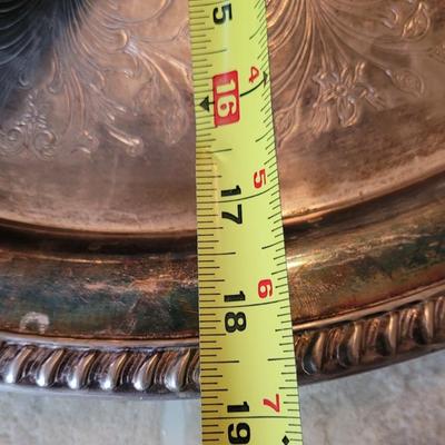 (2) Vintage Silverplate Serving Trays