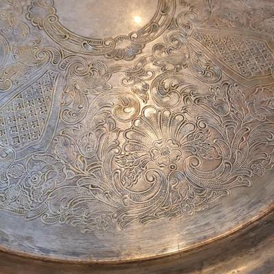 (2) Vintage Silverplate Serving Trays