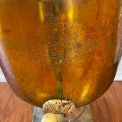 Antique large Russian brass Samovar