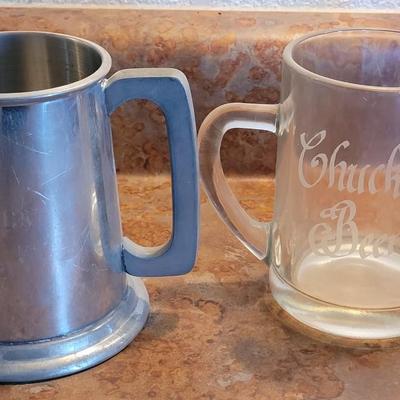 Monogrammed Beer Cups