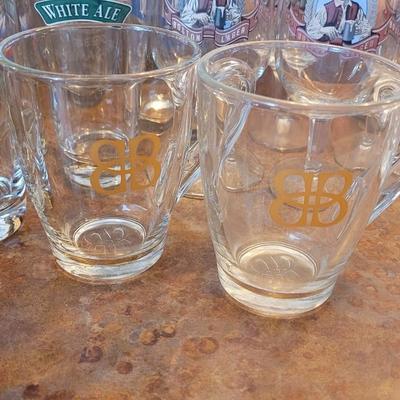 Large Lot of Beer Glasses