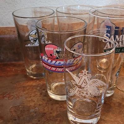 Large Lot of Beer Glasses