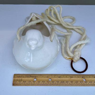 Ceramic hanging dove