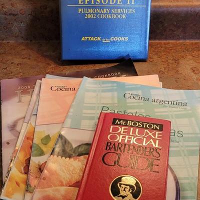 Cook Books & Bar Tending Book