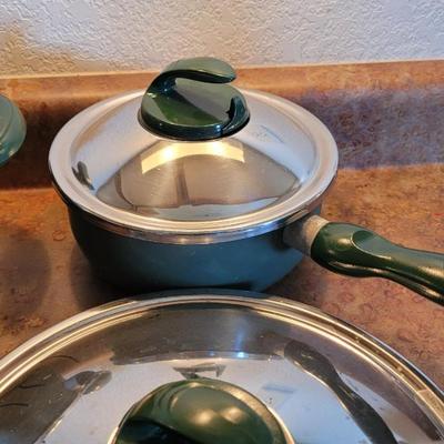 Non Stick Pots & Skillets with lids